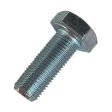 Болт М12х1,25х30 мм, класс прочности 10.9 DIN 961, полная резьба, оцинкованный/ламельный