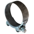 Хомут одноболтовый силовой 188-200 мм, оцинкованный