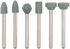 Шарошки силиконово-карбидные, 6шт., мини