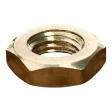 Гайка низкая М8х1 DIN 439, латунная