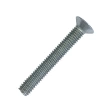 Винт потай 10х60 мм DIN 965, полная резьба, оцинкованный 