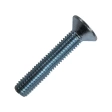 Винт потай 10х50 мм DIN 7991 класс прочности 8.8, полная резьба, оцинкованный