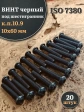 Винт чёрный 10х60 ISO 7380 под шестигранник к.п.10.9, 20 шт.