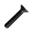 Винт потай 6х50 мм с внутр. шестигр. DIN 7991 класс прочности 10.9, полная резьба