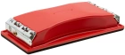 Держатель для нажд.бум., пластик.с мет.прижимом, красный 160 х 85 мм