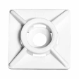 Площадка для хомута 27х27 мм, белая