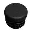 Заглушка для труб круглая d-18 мм, черная