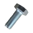 Болт М8х1х20 мм, класс прочности 10.9 DIN 961, полная резьба, оцинкованный