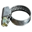 Хомут червячный 25-40/9 мм, оцинкованная сталь W1