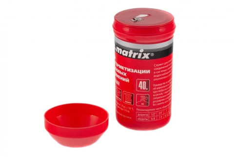 Нить для герметизации резьбовых соединений, универс. 40 м Matrix фото 3