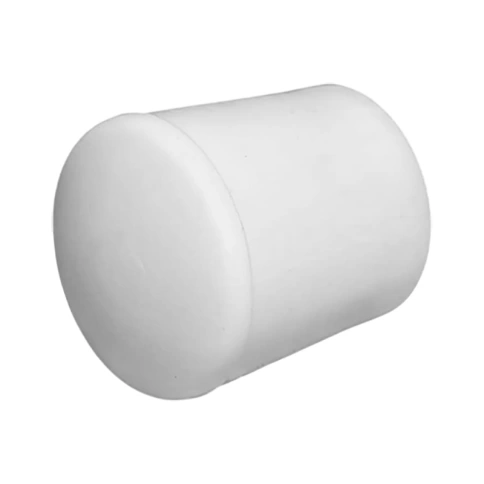 Заглушка для труб наружная круглая d30 мм, белая фото 1