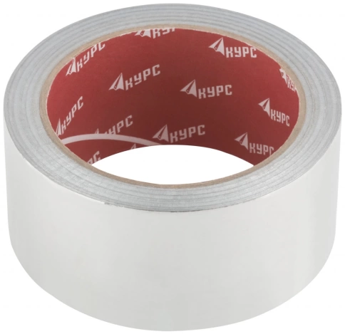 Лента клейкая алюминиевая 48мм х 25м  фото 1