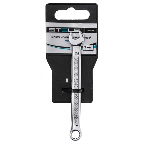 Ключ комбинированный антислип 7 мм CrV Stels фото 1