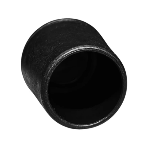 Заглушка для труб наружная круглая d18 мм, черная фото 2