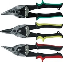 Ножницы по металлу Aviation 250 мм усиленные левые обрезинен.рук. фото 1