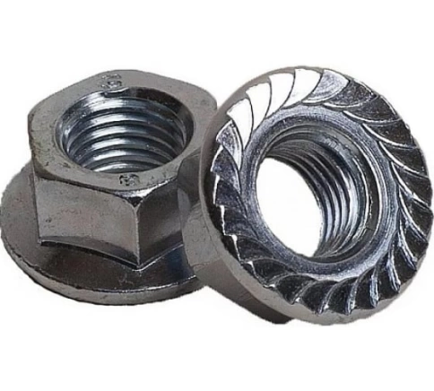 Гайка с фланцем М8 ОЦ DIN 6923 (100 шт.) фото 5