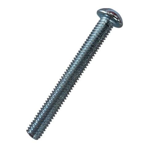 Винт с полукруглой головкой и внутр.шестигр. 6х50 мм ISO 7380-1 класс прочности 10.9, оцинкованный фото 1