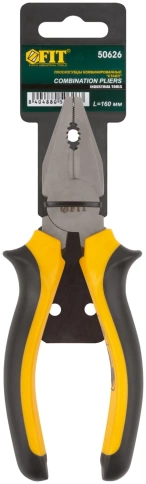 Плоскогубцы комбинир Стайл, мягкие, прорезин.ручки, молибден.покр. фото 3