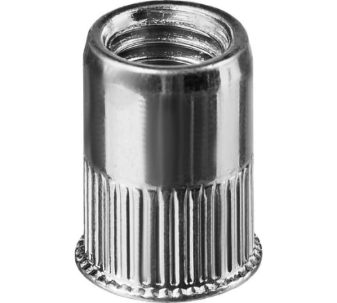 Заклепка с внутр.резьбой, цилиндр.бортик ОЦ фото 1