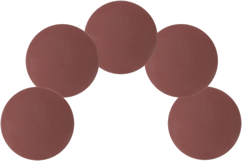 Круги шлифовальные сплошные (липучка), алюминий-оксидные 125 мм 5 шт Р 240 фото 5