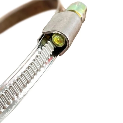 Хомут червячный 120-140/9 мм, нержавеющая сталь W2 фото 2