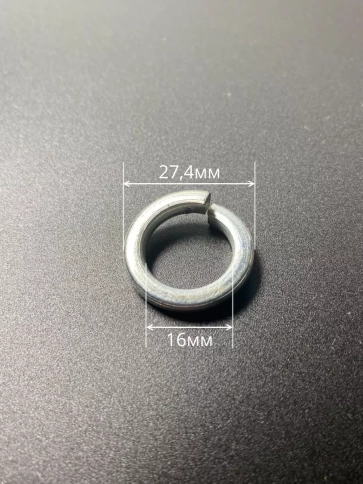 Шайба гровер пружинная оцинкованная М16 DIN127 фото 4