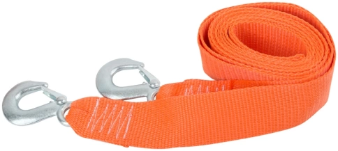 Трос буксировочный Буксир 5000 кг 4 м 2 крюка фото 1