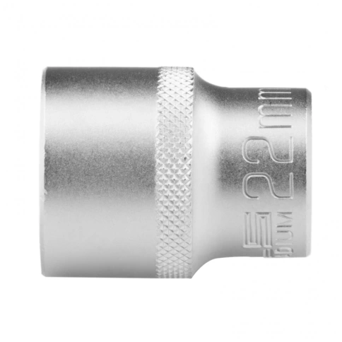 Головка торцевая хромированная 12-гранная 22 мм под квадрат  1/2 CrV Stels фото 1