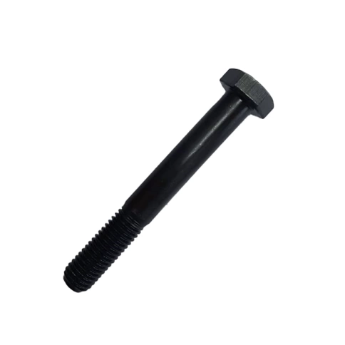 Болт высокопрочный чёрный 12х90 мм, к.п.10.9 DIN931,4 шт. фото 5