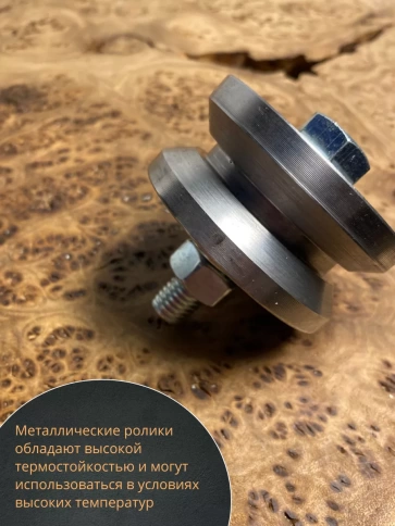 Ролик для ворот Р3614, d65мм под угол шириной 30мм,  2шт. фото 4