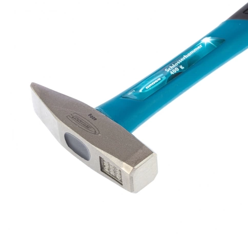 Молоток слесарный, квадр.боек, фиберглас.обрезинен.рук. Gross фото 6