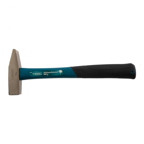 Молоток слесарный, квадр.боек, фиберглас.обрезинен.рук. Gross фото 1