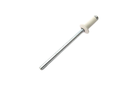 Заклепка вытяжная М4х10 алюминий RAL9003(белая), 50 шт.  фото 5