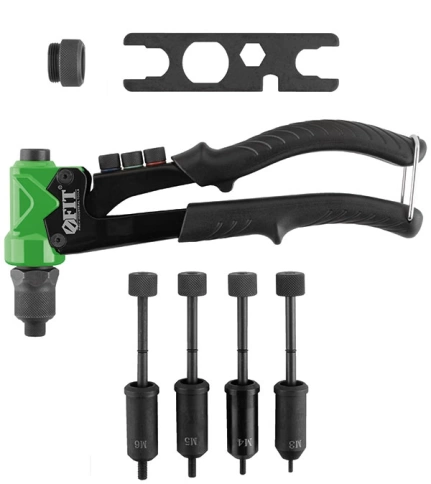 Заклепочник Профи комбинированный для резьбовых заклепок 2,4-4,8 мм (235 мм) фото 1