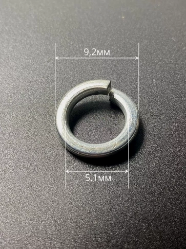 Шайба гровер пружинная нержавеющая М5 DIN127, 50 шт. фото 2