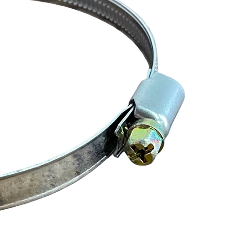 Хомут червячный 40-60/9 мм, оцинкованная сталь W1 фото 2