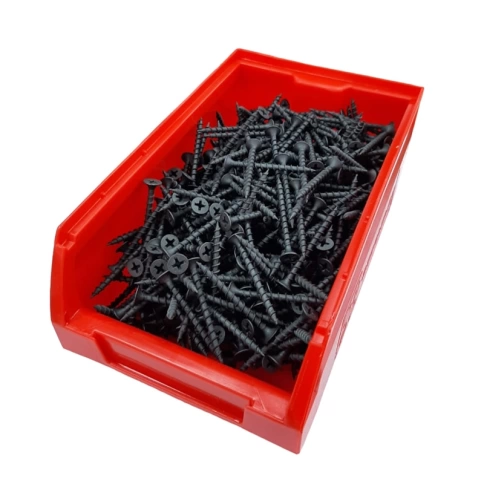 Саморез по гипсокартону 3,5х51 мм, крупная резьба, фосфатированный,  400 шт. в контейнере фото 1