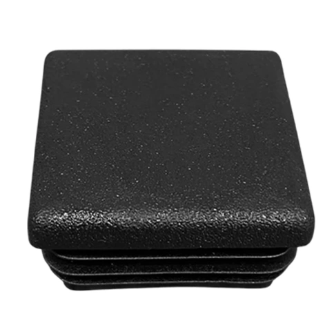 Заглушка для труб квадратная 50х50 мм, черная фото 2