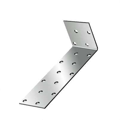 Крепежный ассиметричный уголок 120х40х60 ОЦ, 4 шт. фото 5