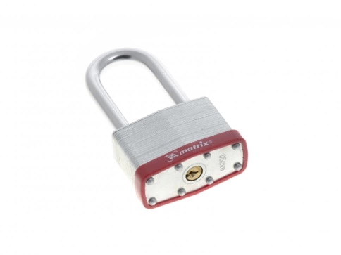 Замок навесной удлиненная дужка 65 мм Matrix фото 2