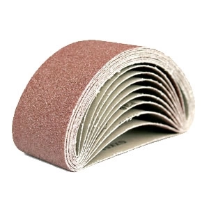 Шлифлист на тканевой основе для ленточных машин 75х457мм Р150 3 шт фото 1