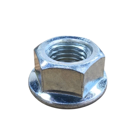 Гайка с фланцем М14 DIN 6923 оцинкованная фото 2