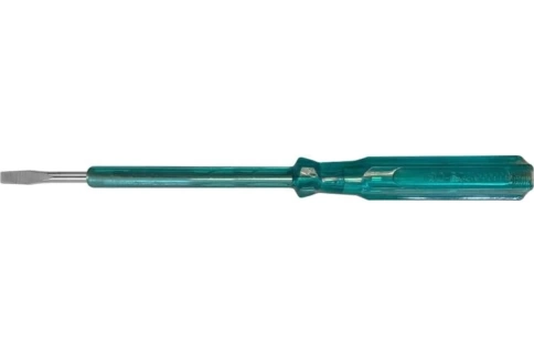 Отвертка индикаторная 100-500В, зеленая ручка фото 1