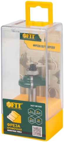 Фреза кромочная калевочная с подшипником DxHxL:30х10х54,3 мм фото 3