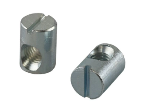 Гайка-бочонок М6 10х20 мм для мебели , 10 шт. фото 5