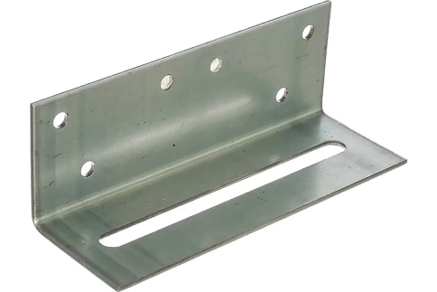 Крепежный скользящий уголок 40х40х120 ОЦ, 10 шт. фото 1