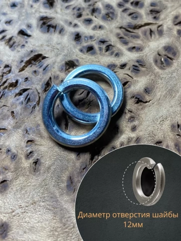 Шайба гровер пружинная оцинкованная М12 DIN127 фото 3