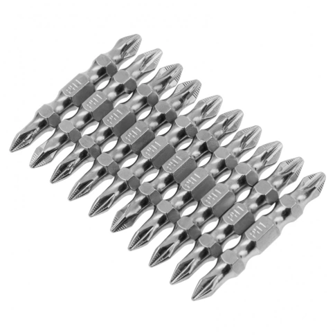 Биты двухсторонние сталь S2 PH2-PH1х45  Gross фото 1