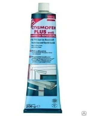 Клей алюм.мембранный COSMOFEN PLUS-S, тюб.200 гр., бел. фото 1