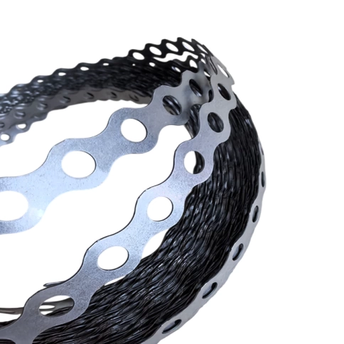 Лента перфорированная вентиляционная "волна" 0,55 мм LP VLN 1,2см х 25 м, оцинкованная, Сибртех фото 2